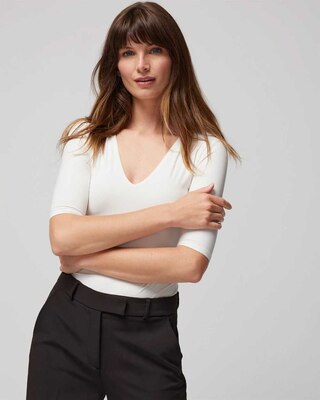 WHBM® FORME Elbow-Sleeve Top