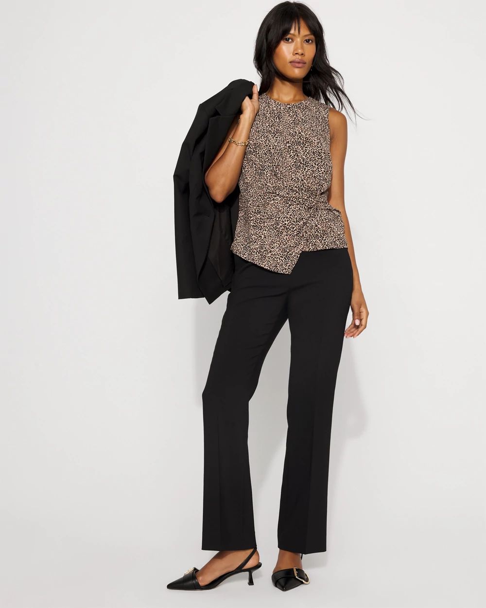 Draped Waist Shell