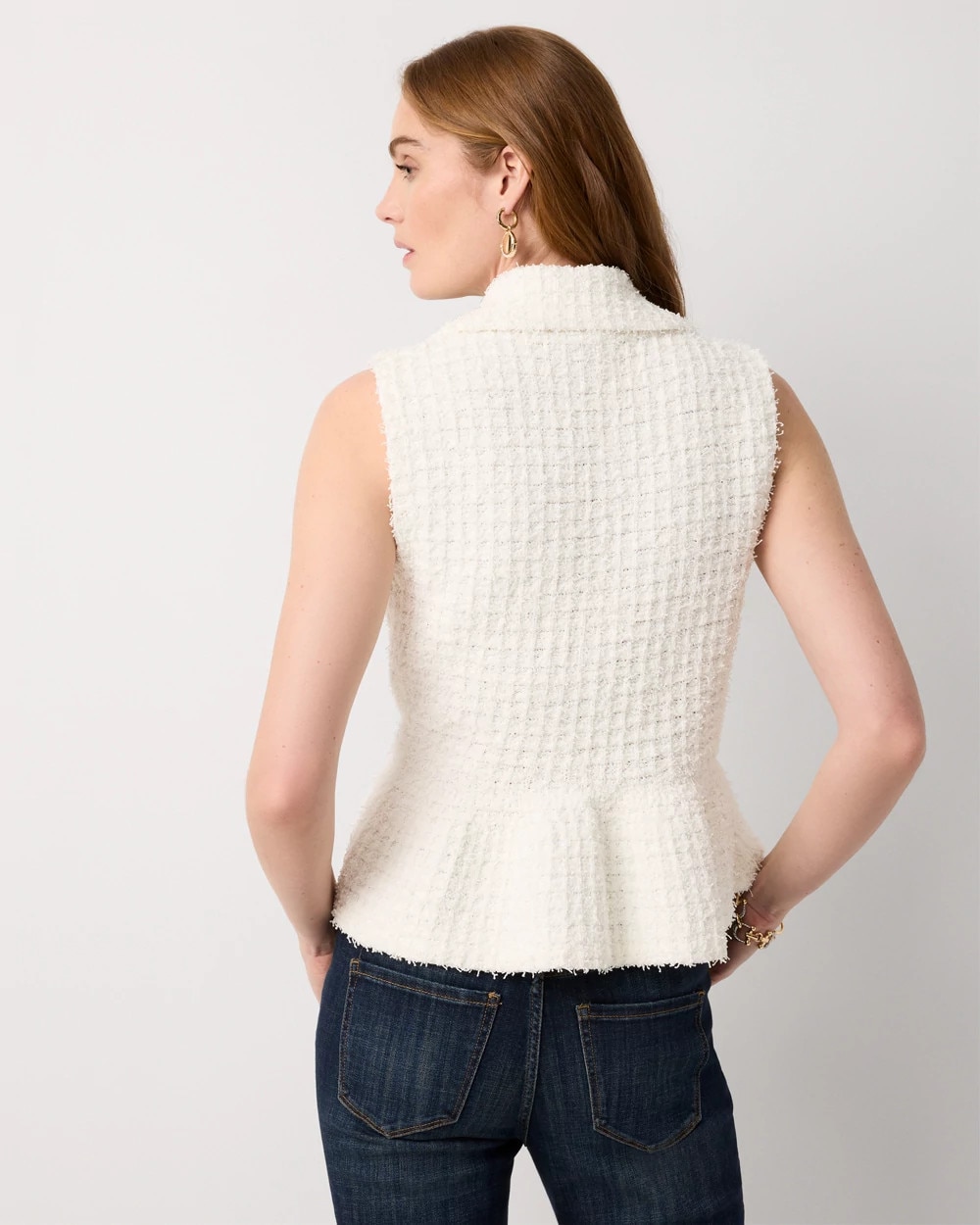 Double-Breasted Sweater Vest