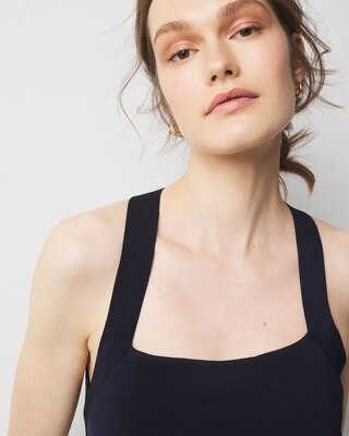 WHBM FORME™ Sculpt Stretch Sweater Halter Top click to view larger image.