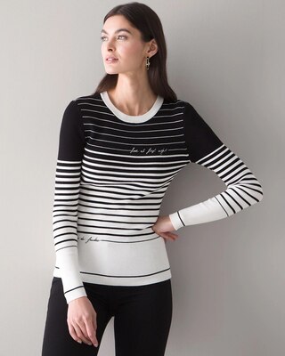 Love First Striped Sweater