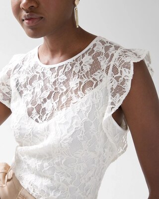 Sleeveless Lace Top