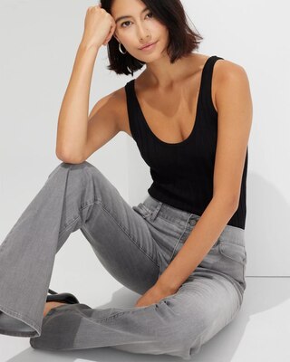 Outlet WHBM Wide-Rib Shell