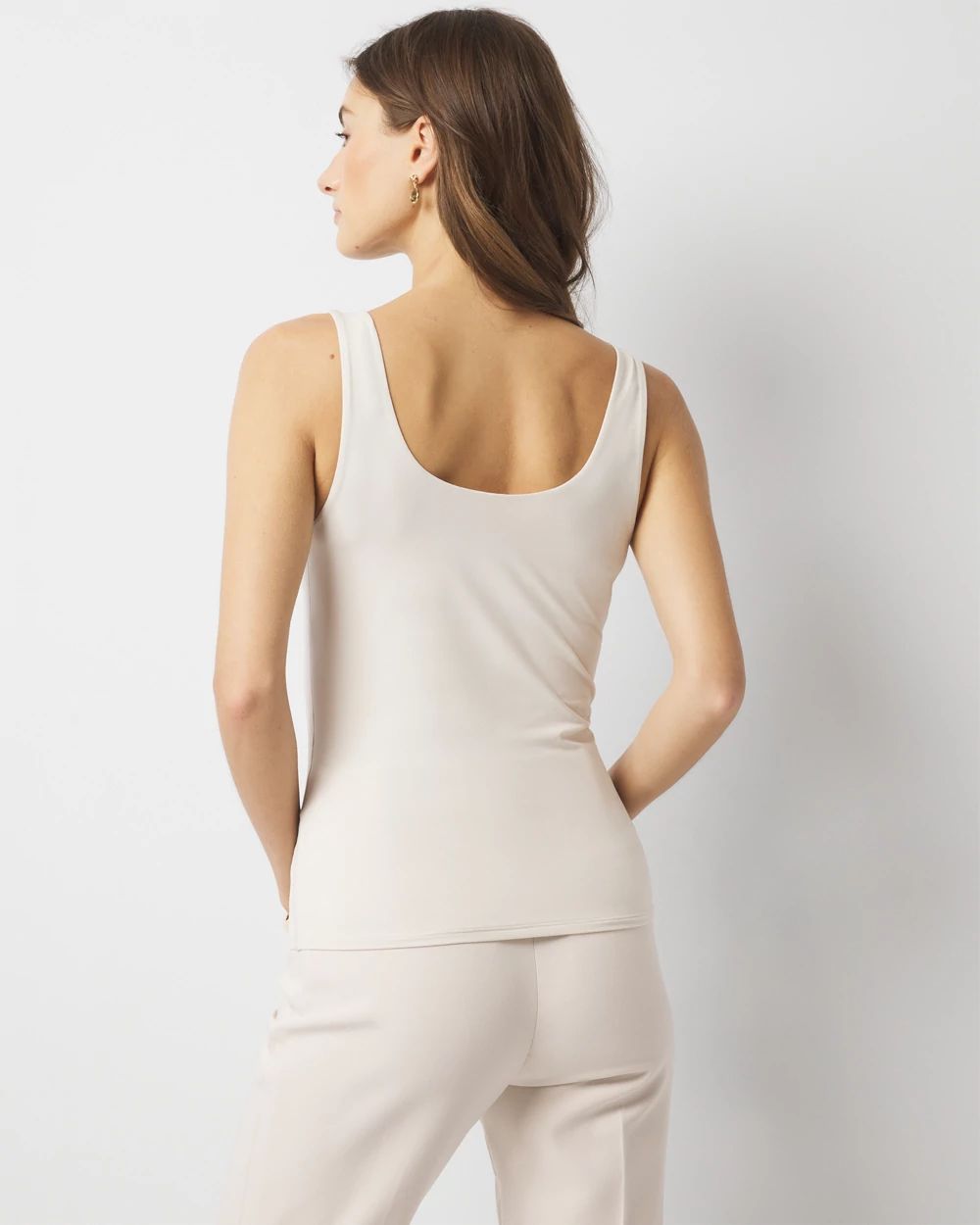 WHBM FORME™ All Ways Stretch Dual Neck Tank click to view larger image.