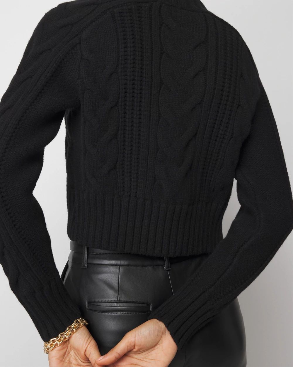 Cabled Cocoon Sweater click to view larger image.