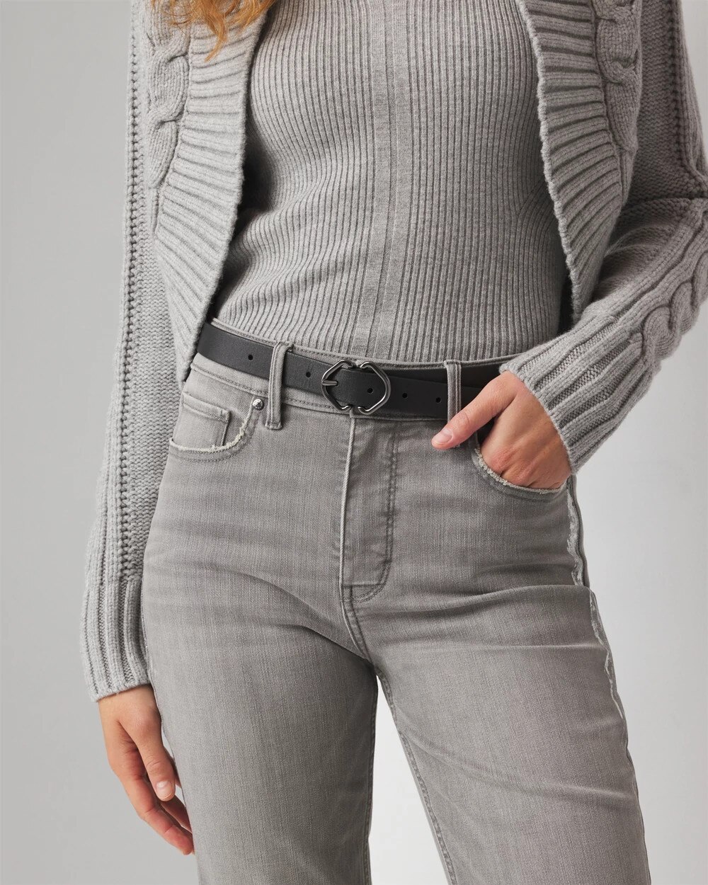 Hematite Buckle Belt - image 1