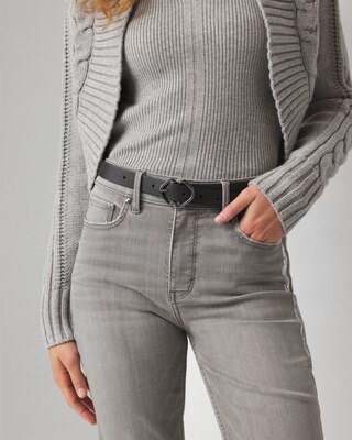 Hematite Buckle Belt