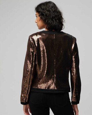 WHBM® Sequin Stylist Jacket click to view larger image.