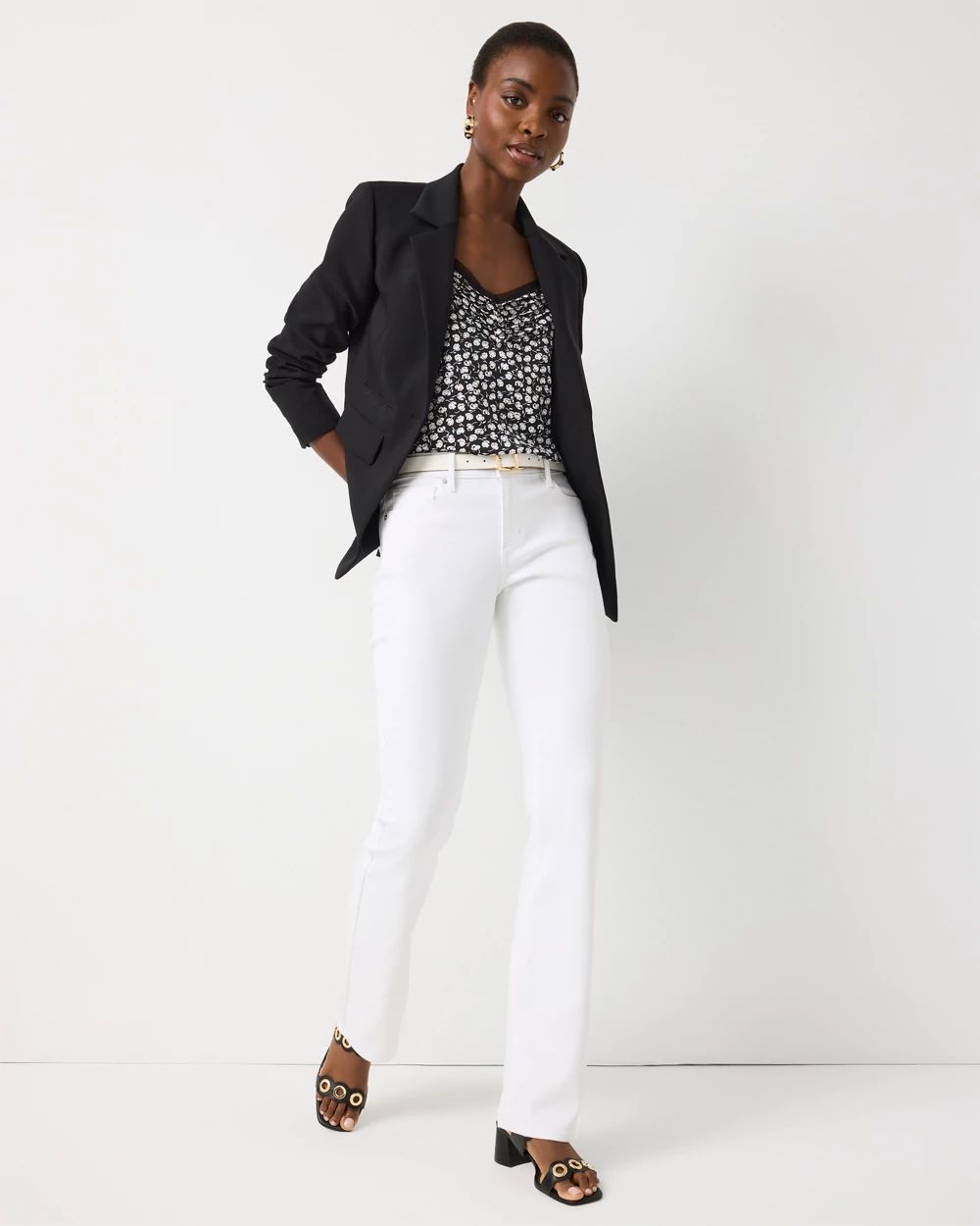 Mid Rise Bootcut Jean