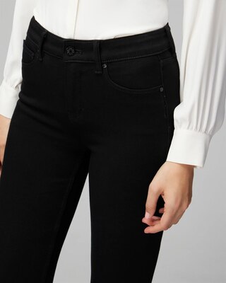 Petite High-Rise Sculpt Black Slim Jeans