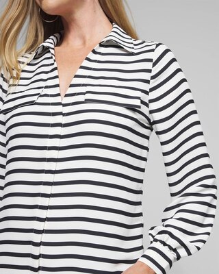 Outlet WHBM Collared Soft Shirt