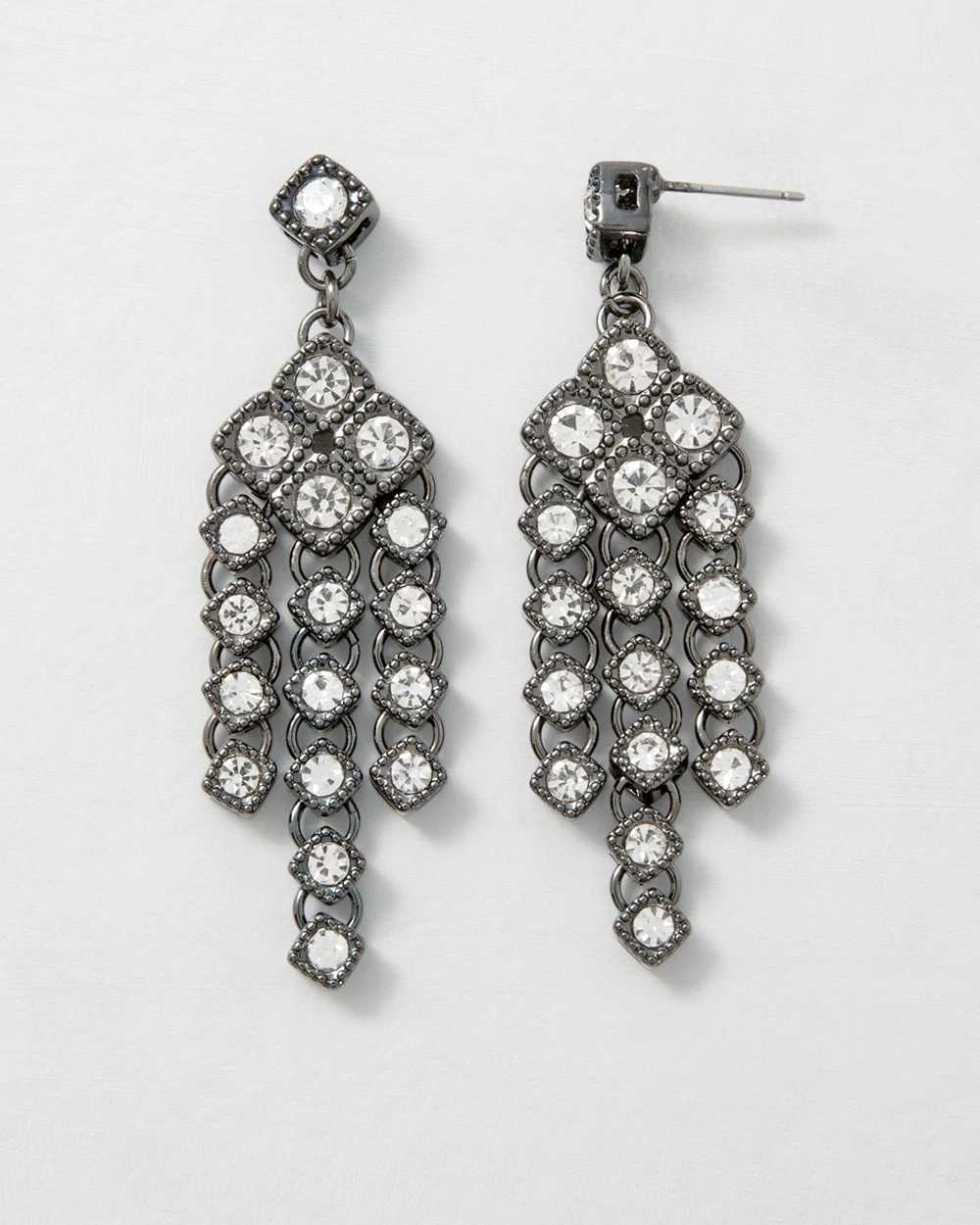 Hematite clearance chandelier earrings