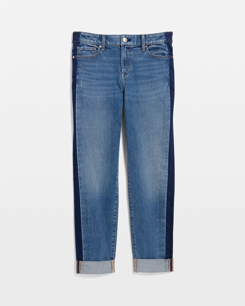 Colorblock Mid-Rise Girlfriend Jean - image 5