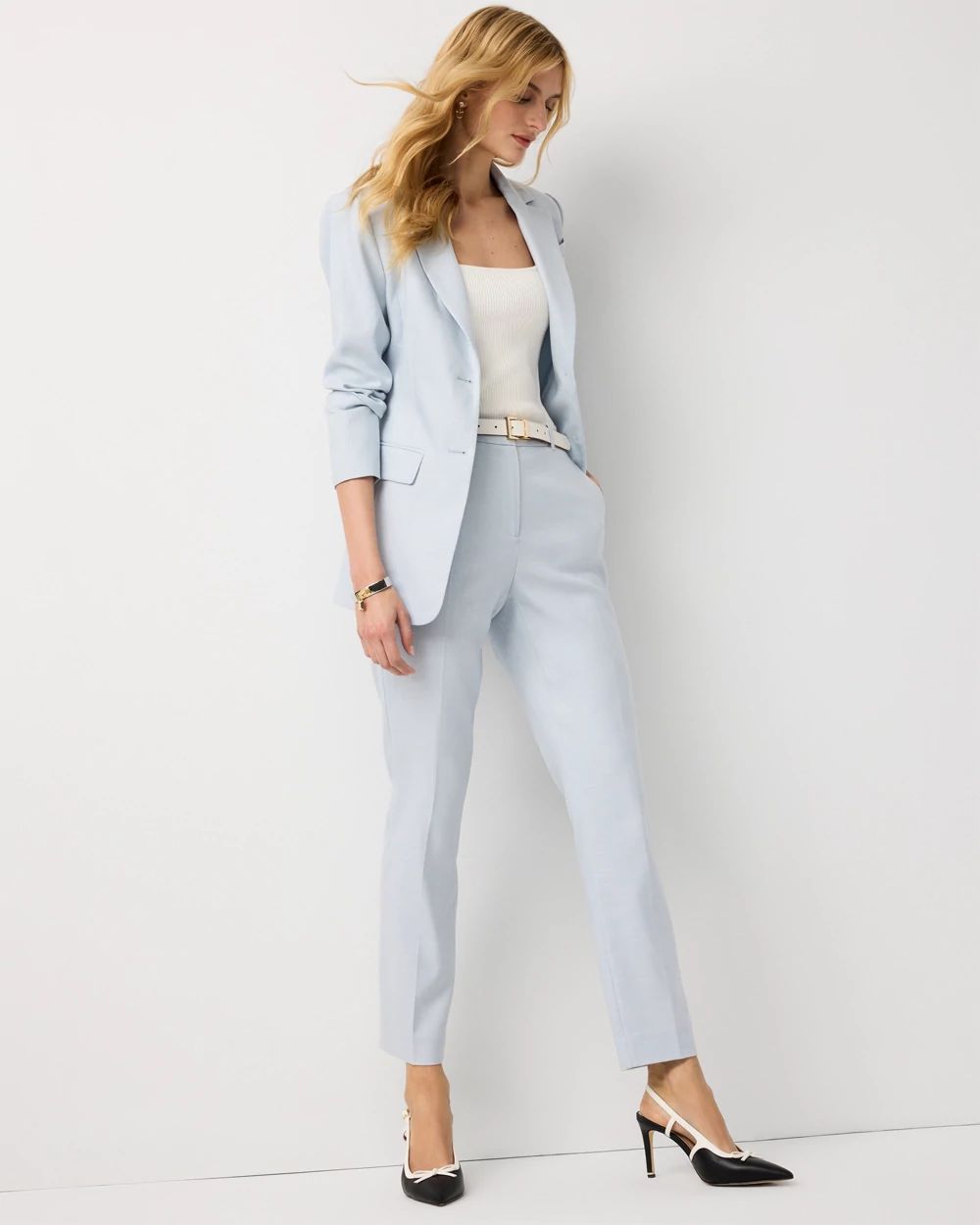 Crosshatch Elle Slim Ankle Pant