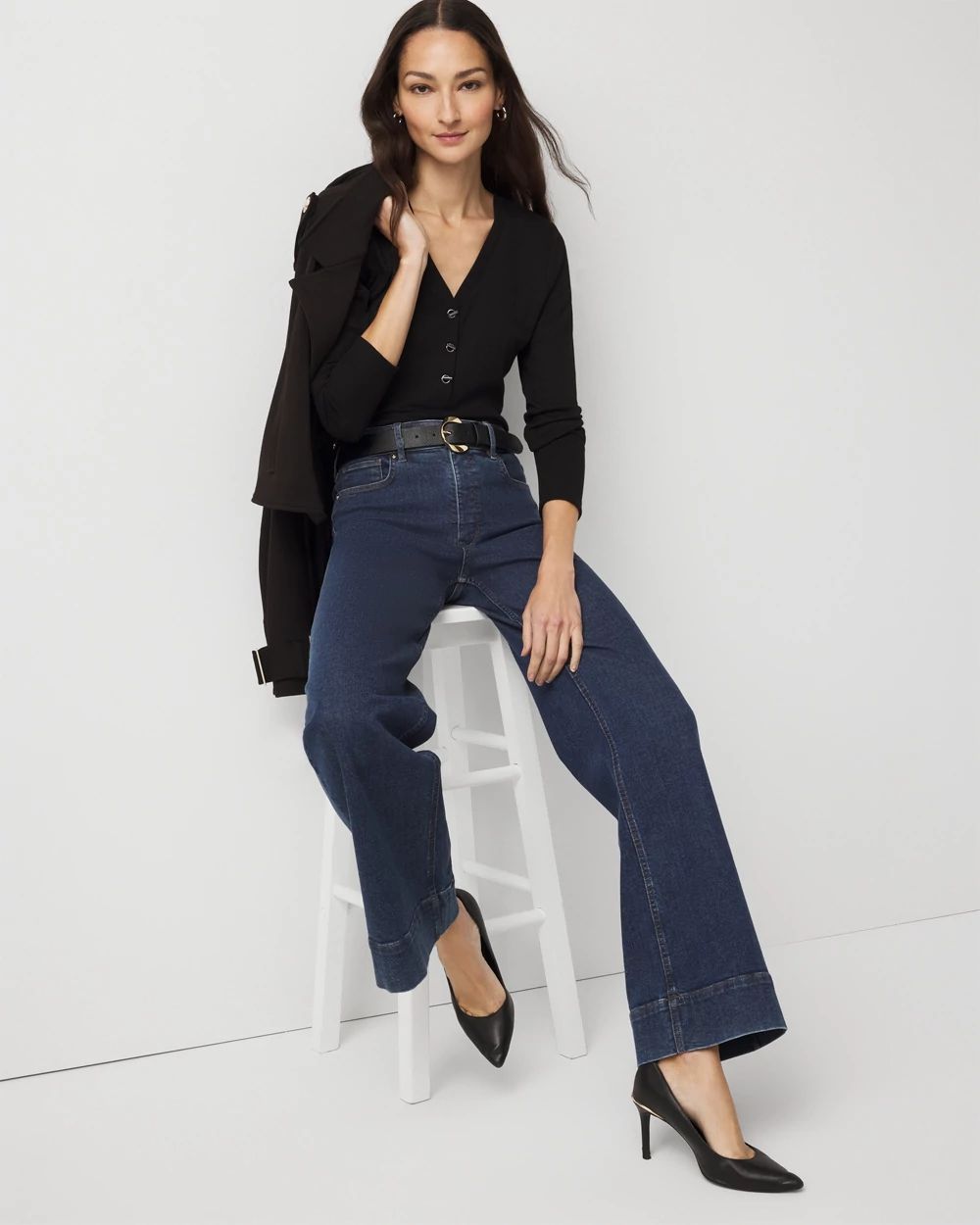 Turnlock Long Sleeve Henley Tee click to view larger image.