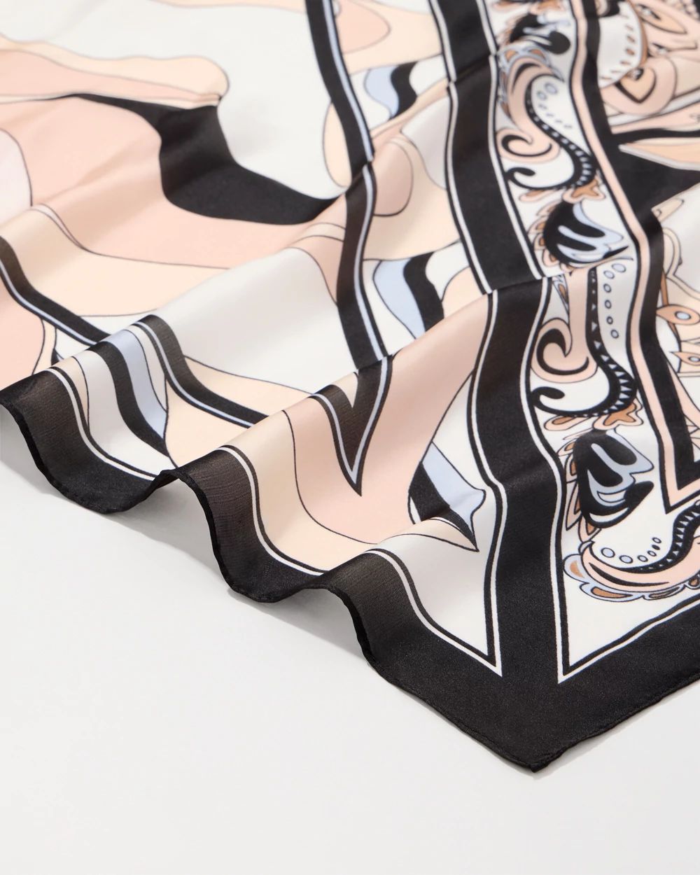 Abstract Print Square Scarf click to view larger image.