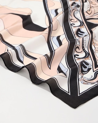 Abstract Print Square Scarf click to view larger image.