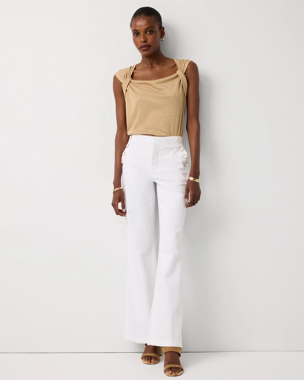 Metallic Knit Tank