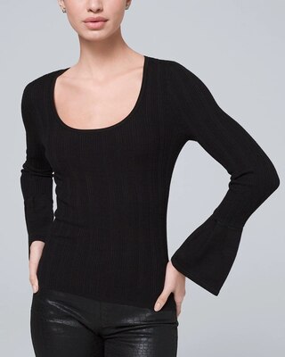 Ribbed Scoopneck Sweater