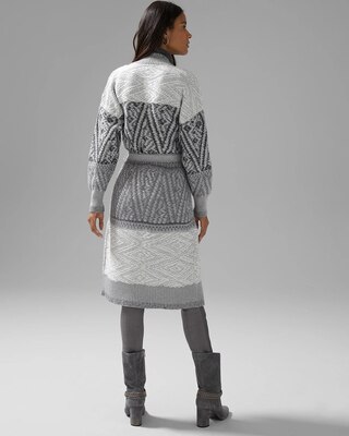 Fair Isle Sequin Cover Up
