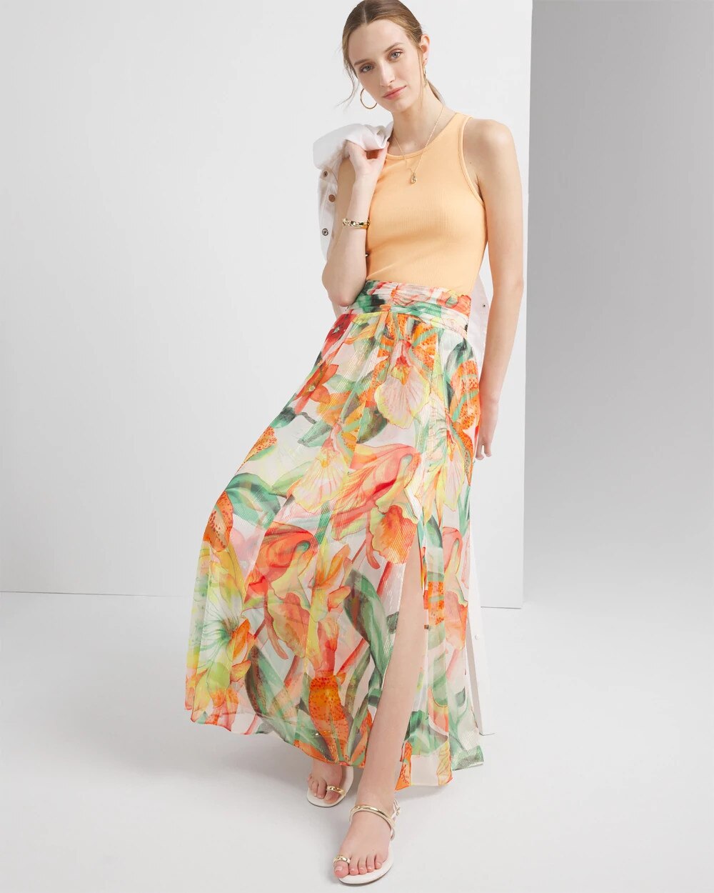 Drama Maxi Skirt - image 4