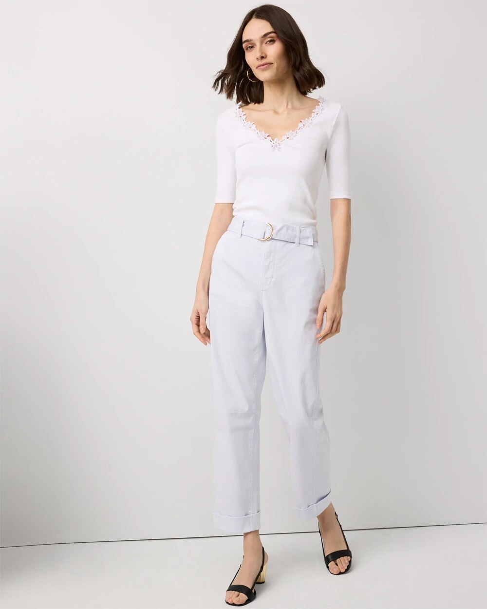 Pret High Rise Straight Ankle Pant
