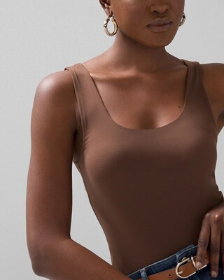 WHBM FORME™ All Ways Stretch Dual Neck Tank click to view larger image.