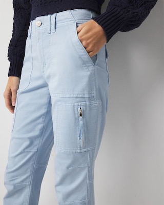 Mid-Rise Pret-A-Pedi Straight Cropped Pants click to view larger image.