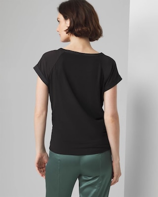 Woven Inset Tee click to view larger image.