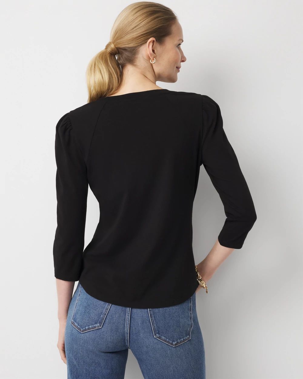 Raglan 3/4 Sleeve Tee click to view larger image.