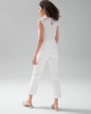 High Rise Wide Leg Crop Jeans