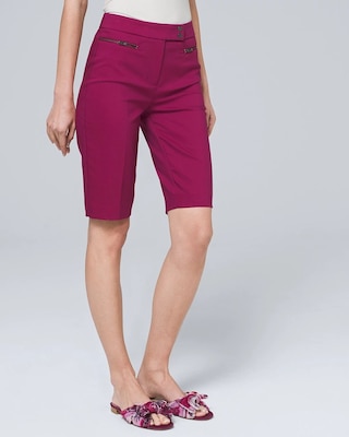 Comfort Stretch Mid-Rise 12-Inch Bermuda Shorts