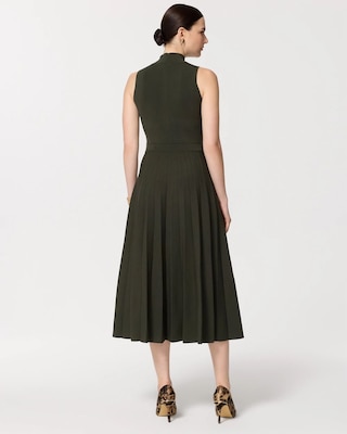 Sleeveless Sweater Midi Dress click to view larger image.