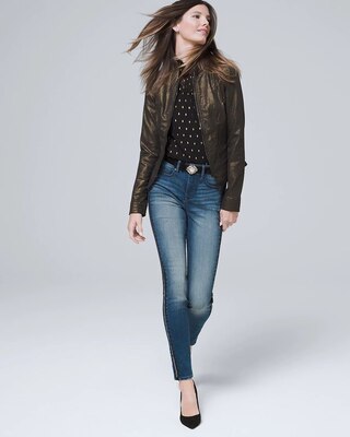 Coated Metallic Band Jacket