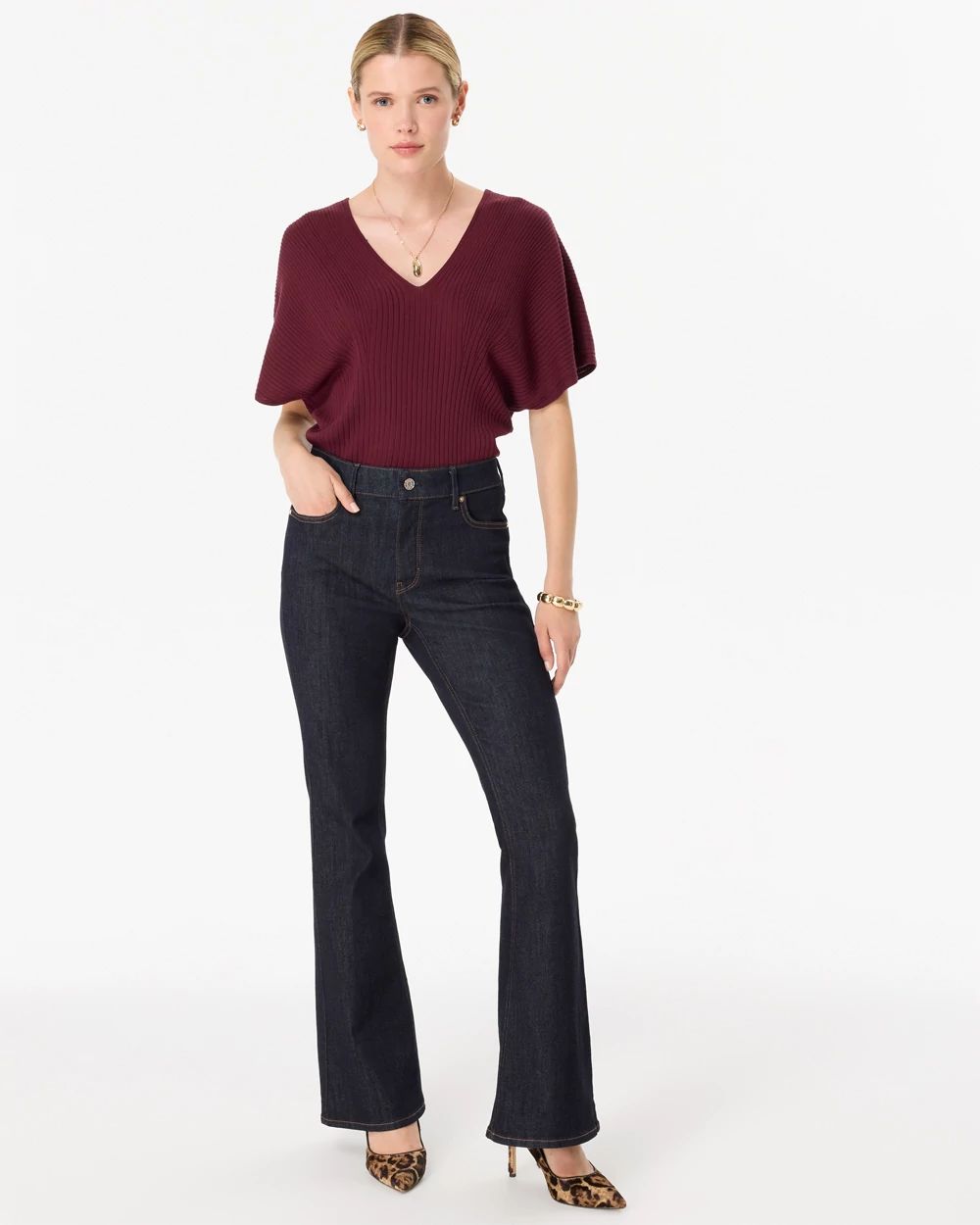 High-Rise Flare Jean