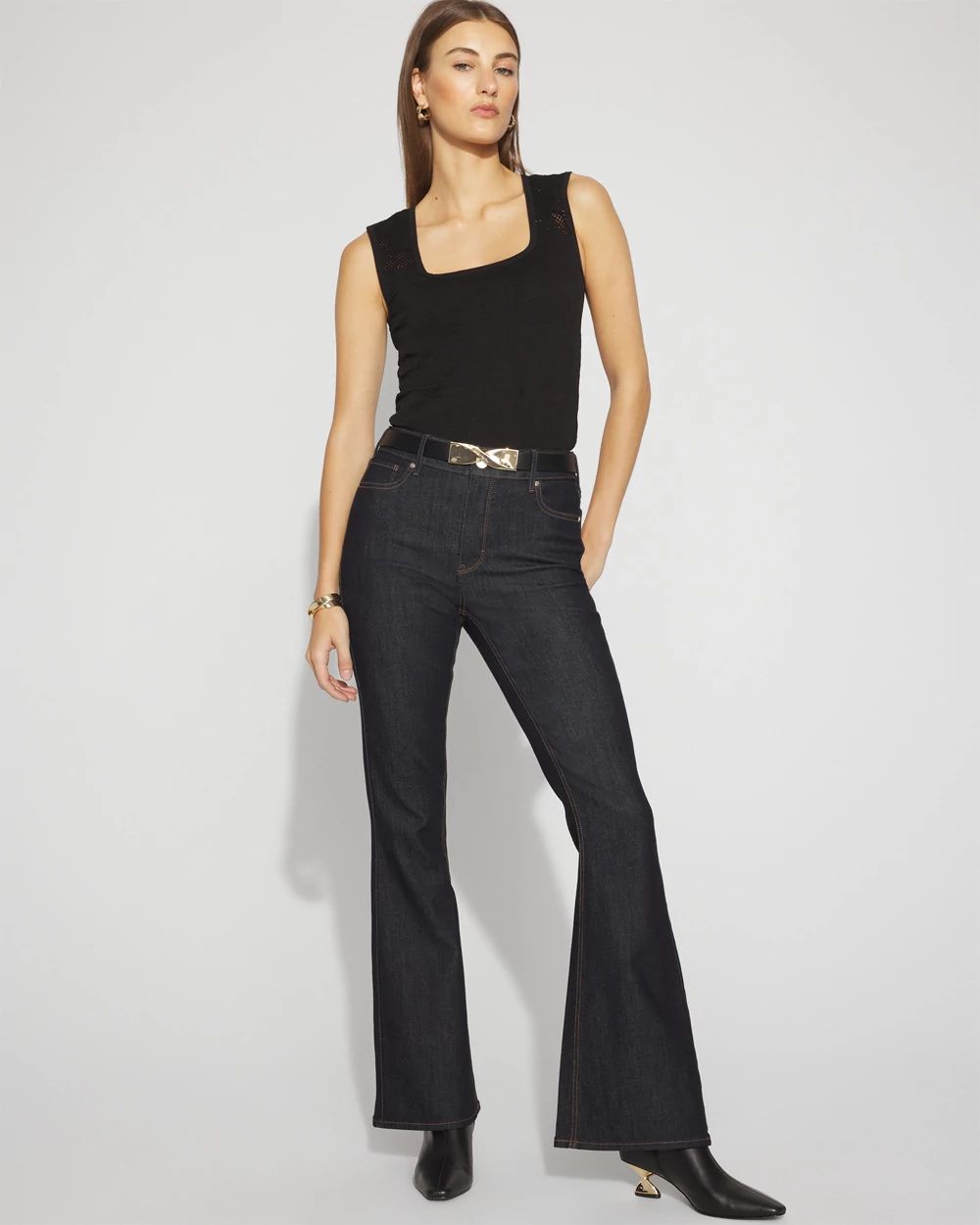 High-Rise Flare Jean