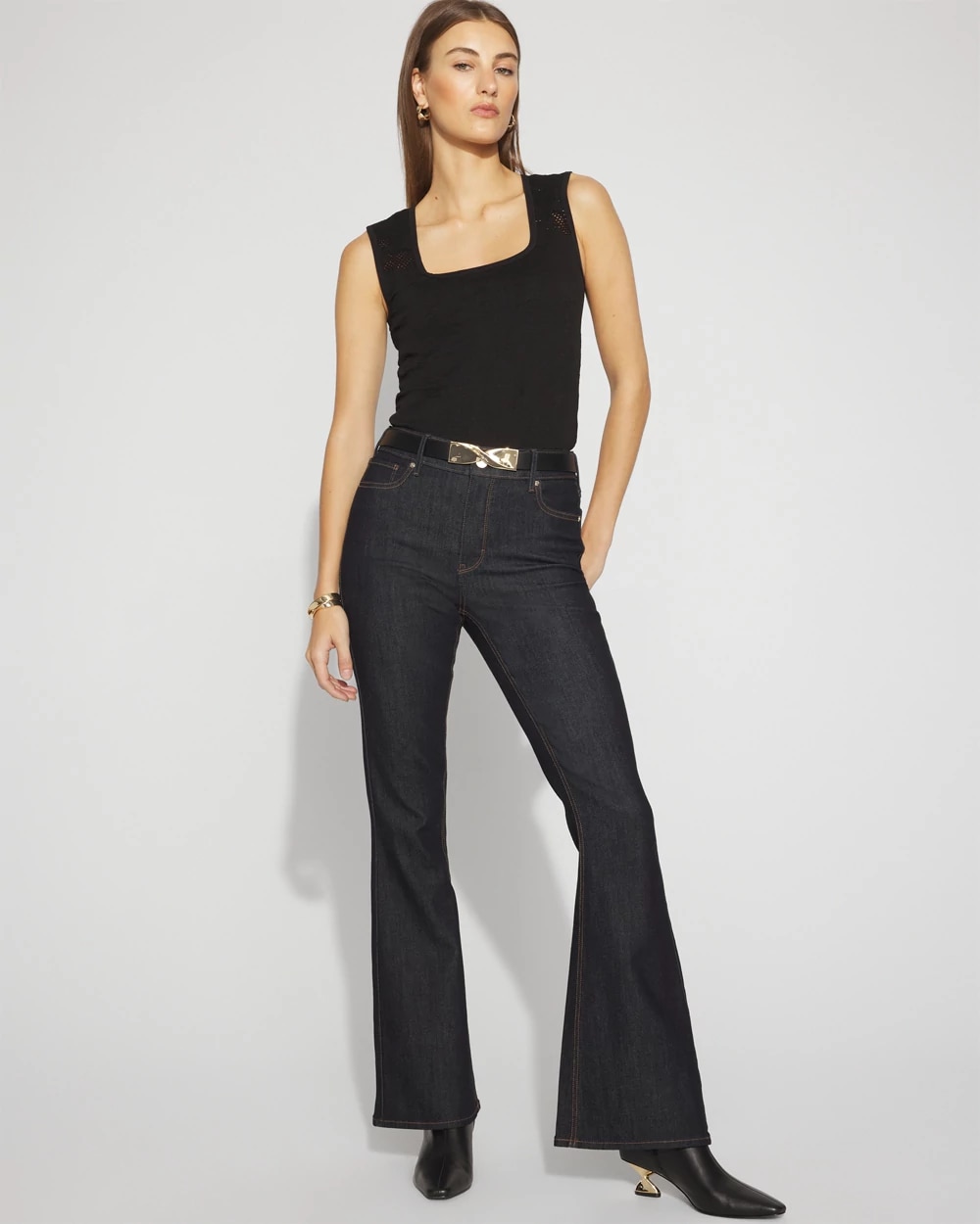 High-Rise Flare Jean