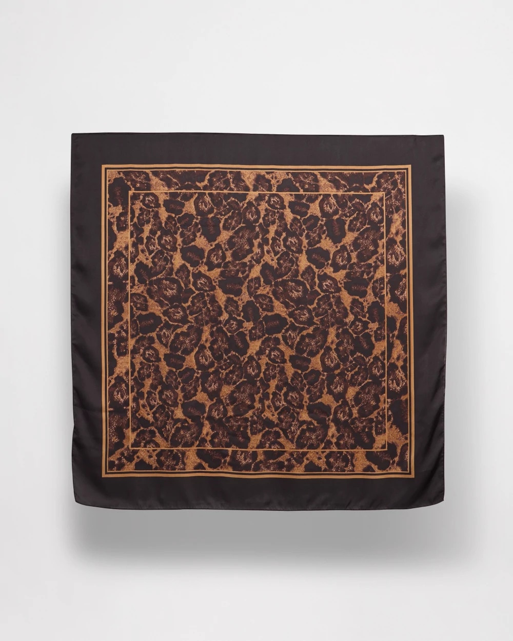 Animal Print Square Scarf