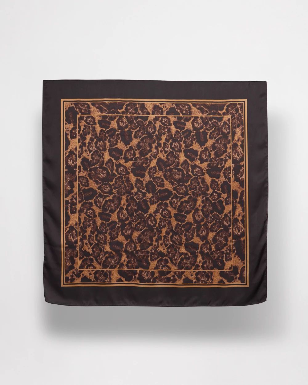 Animal Print Square Scarf click to view larger image.