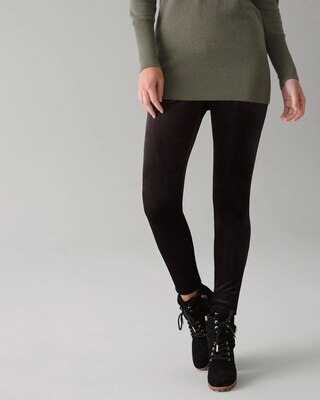 Velvet Corduroy WHBM Runway Leggings