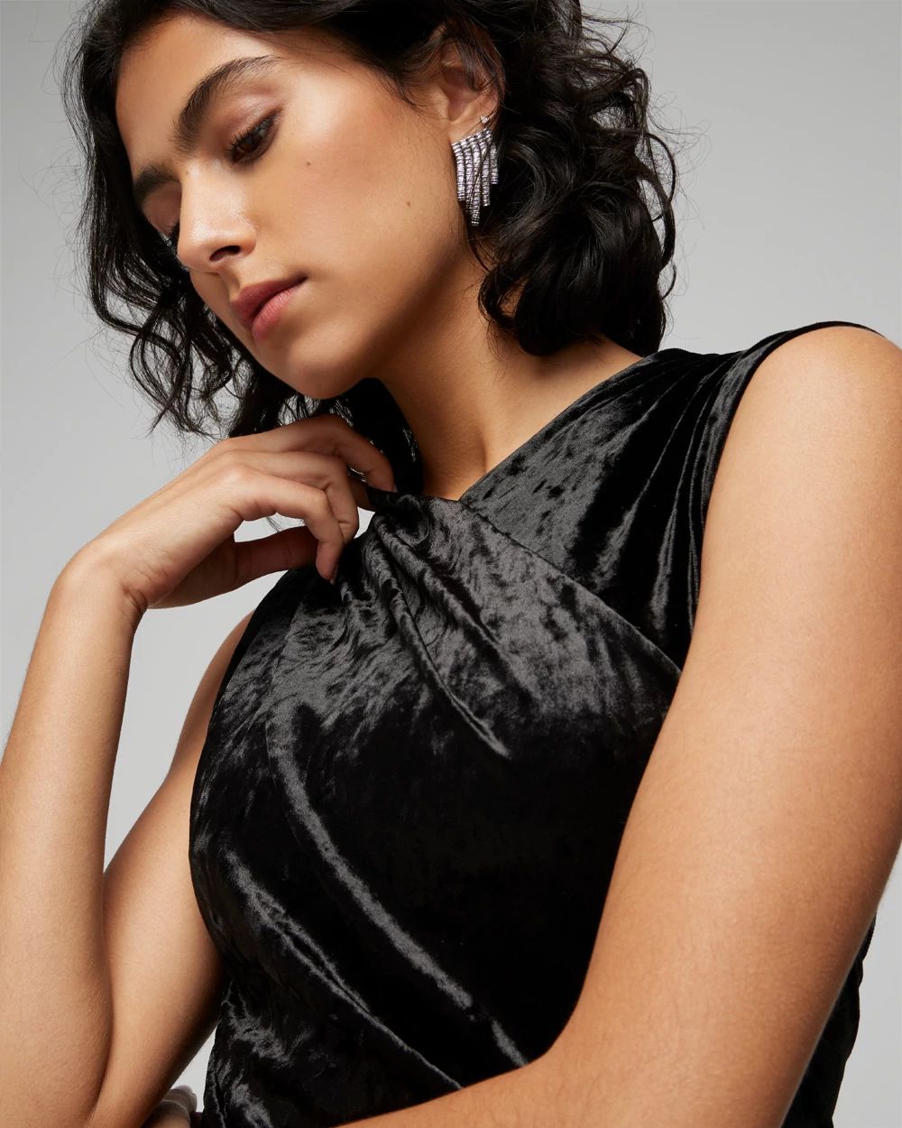 Crushed Velvet Shell