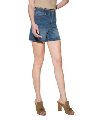 Outlet WHBM High-Rise Essential Slimmer Denim Shorts