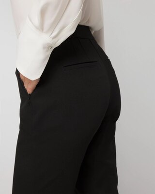 Petite Mid-Rise Stovepipe Pants