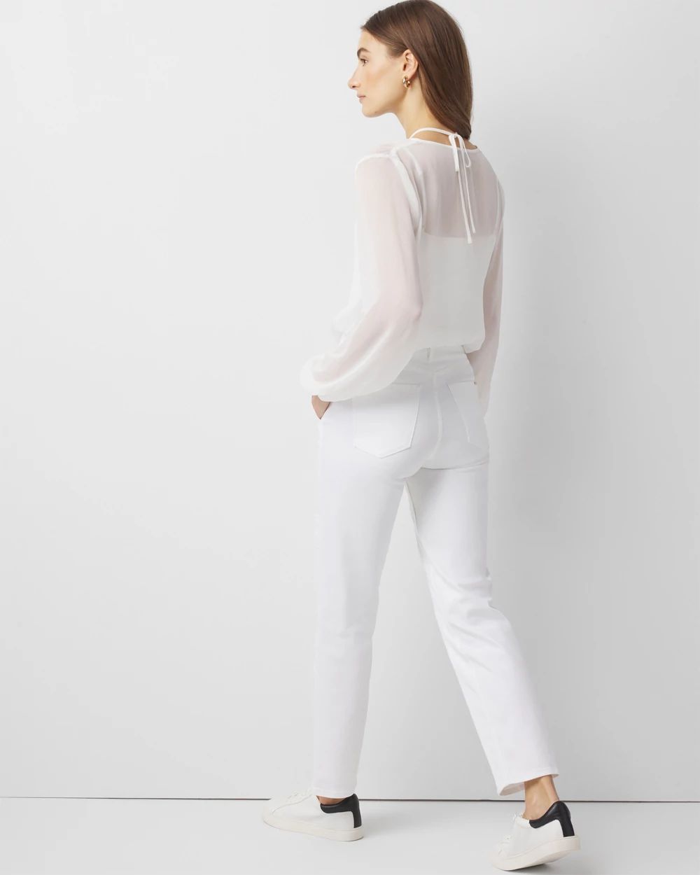 High-Rise Cargo Straight Jean