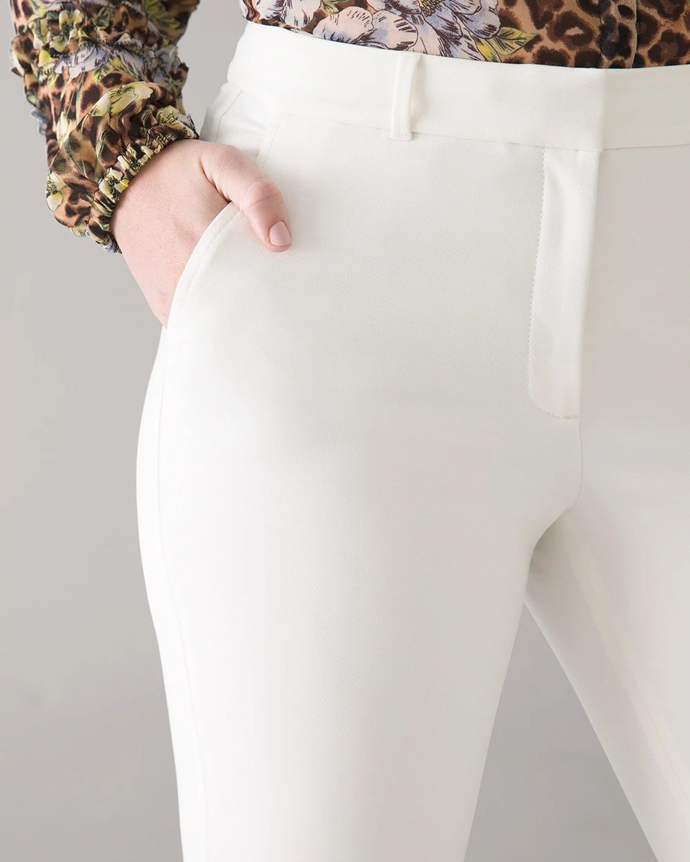 Curvy WHBM® Elle Slim Ankle Comfort Stretch Pant