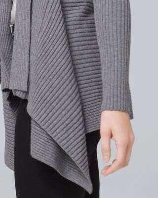 Ribbed Cover-Up Sweater