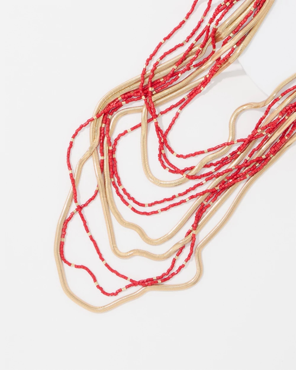 Seed Bead Convertible Multistrand Necklace