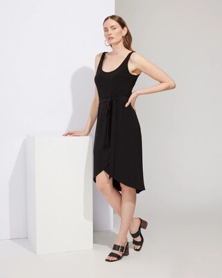 Outlet WHBM Faux-Wrap Sarong Dress
