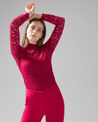 Lace Turtleneck