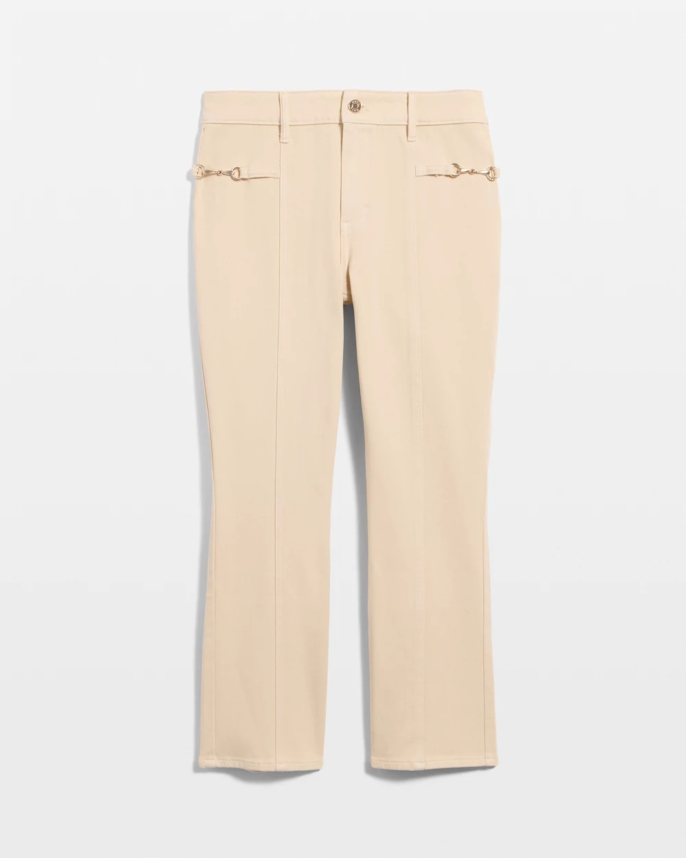Horsebit High-Rise Kick Flare Jean - image 5